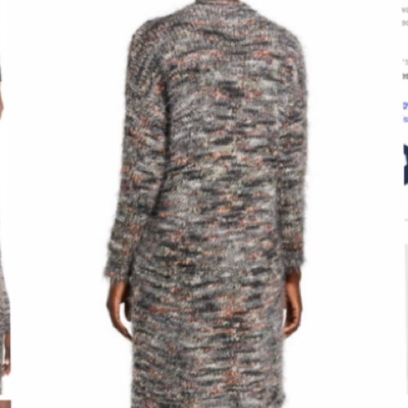 🍃💕Moda Seta Marled Yarn Cardigan Sweater Coat - Picture 2 of 11